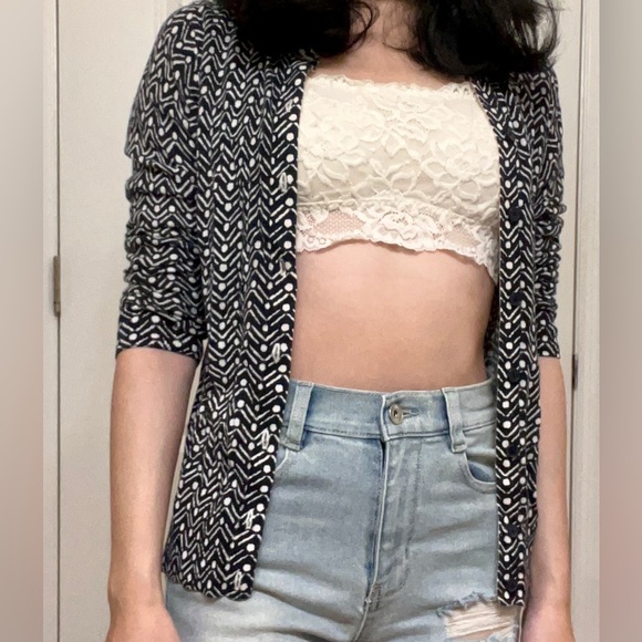 LOFT Petite XXS Crew Neck Cardigan - Picture 3 of 5